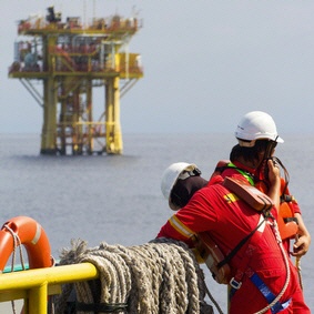 Bohrinsel - Ölbohrinseln - Nordsee - Weltweit - Arbeit - Jobs